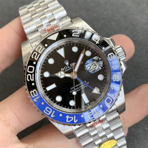 rolex blue black gmt replica|Rolex gmt master 2 size.